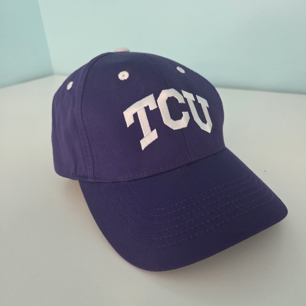 TCU Horned Frogs OS Purple Hat Cap Adjustable NCAA College Football